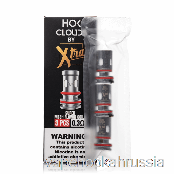 Сменные катушки Vape Juice Xtra Hok Cloud, катушки 0,3 Ом